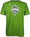 MLS Seattle Sounders FC Men's Logo Set Tee, Medium, Rave Green