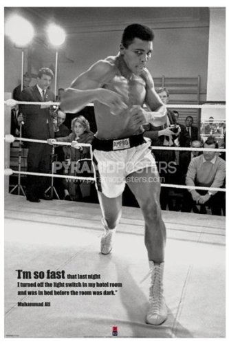 モノクロフォト『MUHAMMAD ALI/モハメド・アリ《PPP022》』ポスター