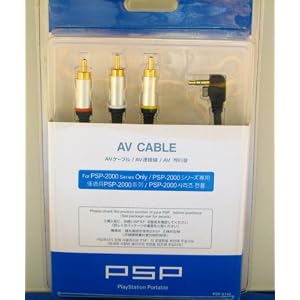 Click here to buy PSP 2000 Composite AV Cable (Japanese Version O.E.M. Package).