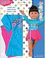 Fiber Craft Springfield Collection Leotard and Skirt for Doll, Pink/Blue