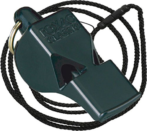 Fox 40 Classic Sports Whistle (2 Pack including Lanyards)