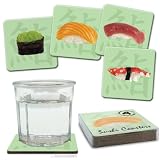 Sushi Coasters by