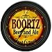 BOORTZ 'S Beer and Ale Cascading Pub Wall Clock