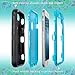 iPhone 6 Case, iPhone 6s Case,AnnBay 3 Layers Hybrid High Impact Shock Absorbing Bumper Full Body Heavy Duty Hybrid Slim Fit Armor Case Cover with Totem Flower Pattern for iphone 6/6s(Blue)
