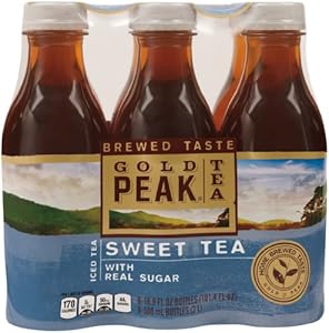 Gold Peak Sweetened Black Tea, 6 ct, .5L Bottle