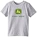 John Deere Little Boys' John Deere Short Sleeve Trademark Tee Grey Toddler