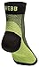 Webb Compression Plantar Fasciitis Compression Foot Sleeves (1 Pair) Men & Women Heel/Arch/Ankle Support Sock (Green/Black) Helps Improve Circulation, Reduce Swelling, Relieve Foot Pain (Large)