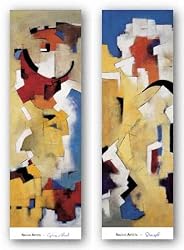 Strength and Going Ahead Set by Nacho Arteta 12"x36" Art Print Poster
