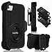 ULAK iPhone 7 Case, Colorful Series Slim Hybrid Dual Layer Scratch Resistant Hard Back Cover Shock Absorbent TPU Bumper Case for Apple iPhone 7 4.7 inch (Black)