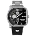 Diesel Men's DZ4159 Chronograph Stainless Steel and Black Leather Watch
