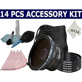 14 Pcs Kit for NIKON D90 D3000 D5000 18-55MM PENTAX K-X 18-55MM SONY A330 A390 18-55MM(with the... by Zeikos