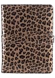 M-Edge Prodigy Leather Kindle Jacket with Hinge (Fits 6" Display, Latest Generation Kindle), Leopard