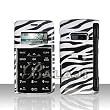 Black and White Zebra Animal Skin Design Snap-On Cover Hard Case Cell Phone Protector for LG enV2 VX9100 VX-9100