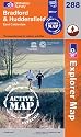 Bradford and Huddersfield (OS Explorer Map Active)