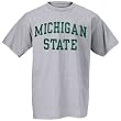Michigan State Spartans Ash Arch Logo T-shirt