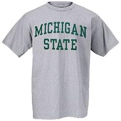 NCAA Michigan State Spartans Ash Arch Logo T-shirt