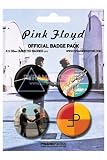 プログレロック『PINK FLOYD/ピンクフロイド』缶バッジ4個セット/エンタメグッズ