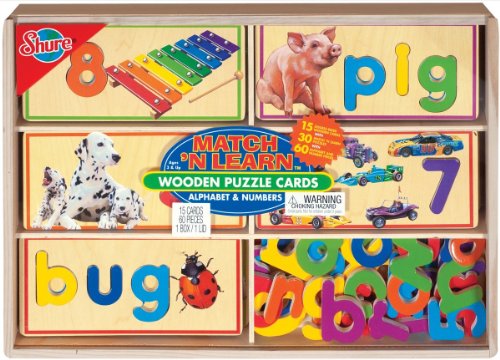 T.S. Shure Match 'N Spell Alphabet And Numbers-image