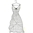 Wire Mannequin Form for Cards, Magnets and More