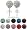 ONE PAIR of Crystal Stud Earrings by GlitZ JewelZ &Acirc;&copy; - 5/16' (8MM) - bling bling!! Comes packed in a lovely velvet pouch - For the matching pendant (2nd picture ) and other colors/sizes choose from the menu below