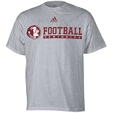adidas Florida State Seminoles (FSU) Ash Practicewear Football T-shirt