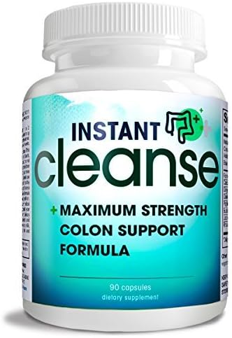 Instant Cleanse - COMPLETE Triple Strength Activated Colon Cleanse that contains herbal colon cleanse and natural colon cleanse properties to help detox and assist in colon cleansing for optimal colon health and colon care. by Instant Cleanse