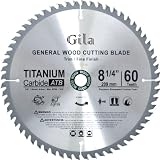 Buy 8-1 4-Inch 60 Teeth ATB Trim and Fine Finish Carbide Saw Blade by Gilatools