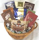 To Take The Chill Off ~ Coffee, Chai Tea, Espressimo & Cookie Gourmet Gift Basket in Willow Tea Cup