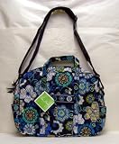 Vera Bradley Metro Bag Mod Floral Blue Handbag Purse
