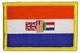 Écusson brodé Flag Patch Ancien Afrique du Sud - 8 x 6 cm