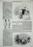 1845 IRELAND NEWPORT MAYO HAMLET PRINCESS THEATRE