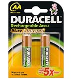 Duracell StayCharged Akku (AA, HR06, 1,2 Volt, 2000mAH) 2 St&uuml;ck