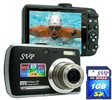SVP Xthinn-737 Black 7MP 3x Optical zoom 3-inch LCD Digital Camera + FREE 1GB High Speed SD Memory Card