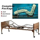 Bariatric Bed 48 with Mattress, & T Rails