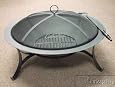 Outdoor patio camping cast iron 30" fire pit ring NEW