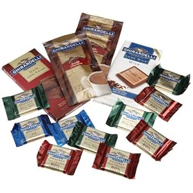 Wine.com Stellar Ghirardelli Chocolate Squares Assortment, 2-Pound Star Shaped Gift Box