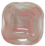 Colorful Recycled Art Glass Extra Small Rouge Zen Plate 6.75D Set / 2