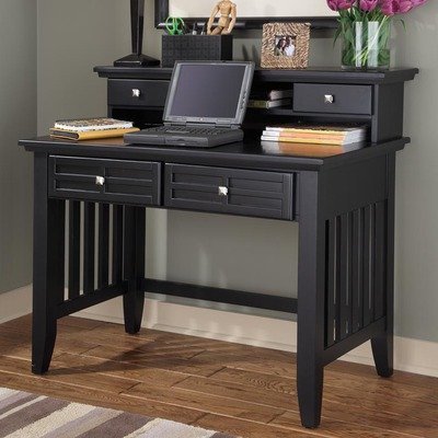 Check Price and More Info For Home Styles 5181-162 Arts and Crafts Student Desk with Hutch, Black