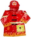 Kidorable Toddler/Little Kid Fireman Rain Coat,Red,2 Toddler