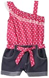 Little Lass Baby-girls Infant 1 Piece Romper With Ruffle Collar