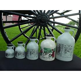 Amish Gathered Ohio Country Pure Maple Syrup--1/2 Pint. This Maple Syrup Is Gathered the Old Fashioned Primitive Courtry Way By the Ohio Amish. This Maple Syrup Is a Pure Product That Results From the Efforts of Many Labor-intensive and Time Consuming Hours. Although Laborious to Produce, the Finished Product Is Well Worth the Effort! It Takes Anywhere From 25 to 60 Gallons of Raw Sap to Make One Gallon of Pure Maple Syrup. No Preservatives or Additives, Just 100% Pure Maple Syrup!