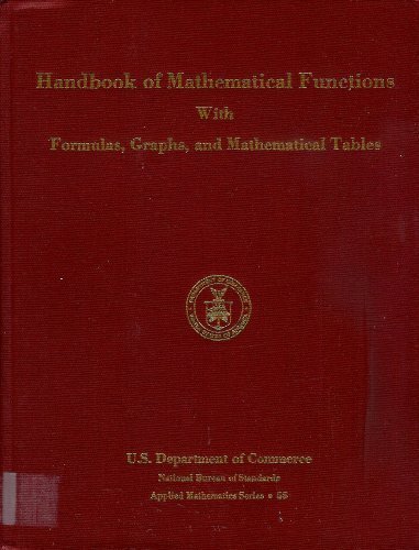 handbook of mathematical functions with formulas graphs and mathematical tables