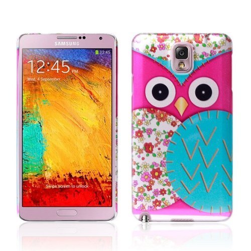 FiveBox For Samsung Galaxy Note 3 N9000 - Hard Case Design Cover - Owl