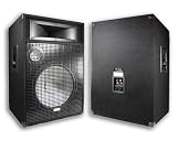 Acoustic Audio PRO15 Pair Pro PA DJ Home Studio Monitor Floor Speakers
