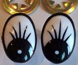 CRAFT MAKING EYES 30MM BY 20MM TEDDY BEAR ANIMAL DOLLS CATS DOGS ETC