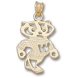 University of Wisconsin Bucky 2 Sided 3/4 Pendant (14kt)