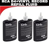 THREE BOTTLES - RCA Discwasher #RD-1046 1.25 oz. D4+ Vinyl Record Cleaning Fluid Refills