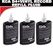 Electronics : THREE BOTTLES - RCA Discwasher #RD-1046 1.25 oz. D4+ Vinyl Record Cleaning Fluid Refills