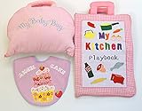 布絵本My Kitchen Playbook New !!&My Baby Doll　　おまけつき おしゃれなビブ   マイスィートギフトセット