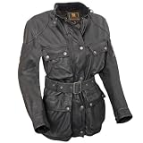 Belstaff lady Trialmaster jacket - Black aged leather